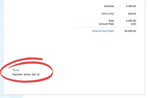 payment terms net 60